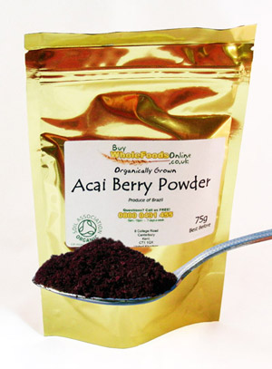 acai berries 75g